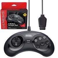 Manette officielle Retro-Bit Sega Genesis (style arcade 6...