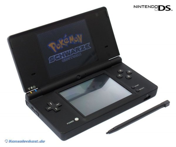Console Nintendo DSi - Edition Pokemon Version Noire (TWL-001) (EU) (loose) (très bon état) - Nintendo DS