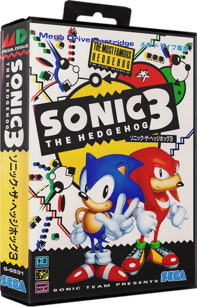 Sonic 3 (JP) (OVP) (sehr guter Zustand) - Sega Mega Drive