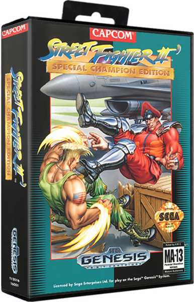Super Street Fighter II (US) (CIB) (acceptable) - Sega Mega Drive