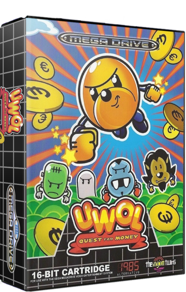 Uwol - Quest for Money (EU) (OVP) (sehr gut) - Sega Mega Drive