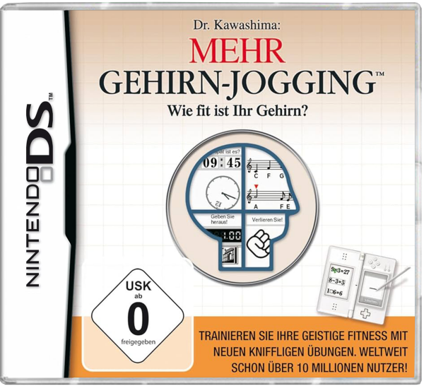 Mehr Gehirn Jogging (Dr. Kawashimas) (EU) (OVP) (sehr guter Zustand) - Nintendo DS