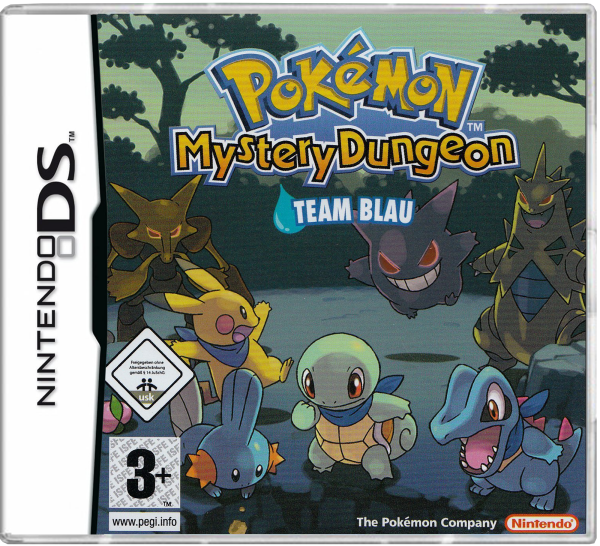 Pokemon Mystery Dungeon - Team Blau (EU) (OVP) (neuwertiger Sammlerzustand) - Nintendo DS