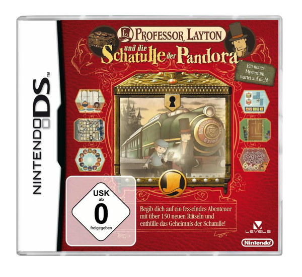 Professor Layton und die Schatulle der Pandora (EU) (OVP) (sehr guter Zustand) - Nintendo DS
