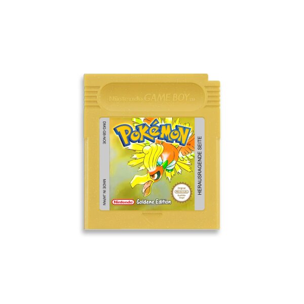 Pokemon - Goldene Edition (mit erneuerter Speicherbatterie) (EU) (lose) (neuwertiger Sammlerzustand) - Nintendo Game Boy Color (GBC)