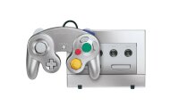 Nintendo GameCube Konsole DOL-001 ("Platinum Silver", Silber) inkl. original Controller, Netzteil, RGB-Scart-Kabel (EU) (lose) (sehr guter Zustand) - Game Cube