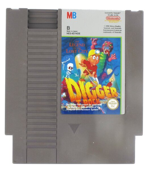 Digger T. Rock – Legend of the Lost City (EU) (lose) (very good) - Nintendo Entertainment System (NES)