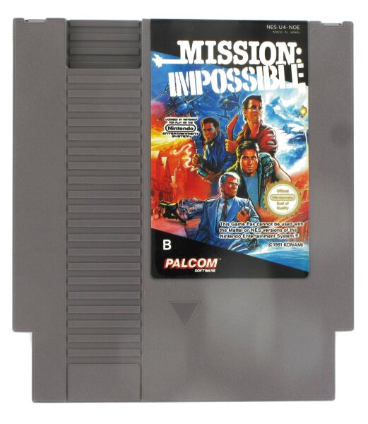 Mission Impossible (Konami) (EU) (lose) (sehr gut) - Nintendo Entertainment System (NES)